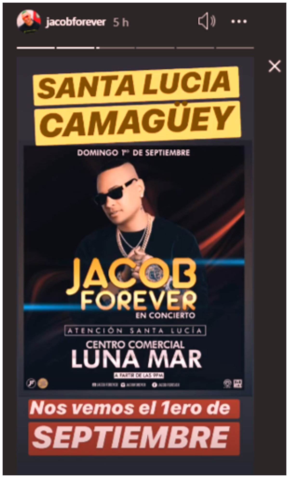 Jacob Forever dará concierto en Camagüey 