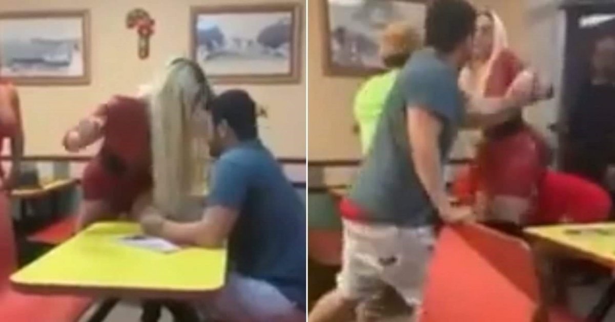 Se viraliza pelea entre hombres y transexuales en una pizzería cubana de Miami