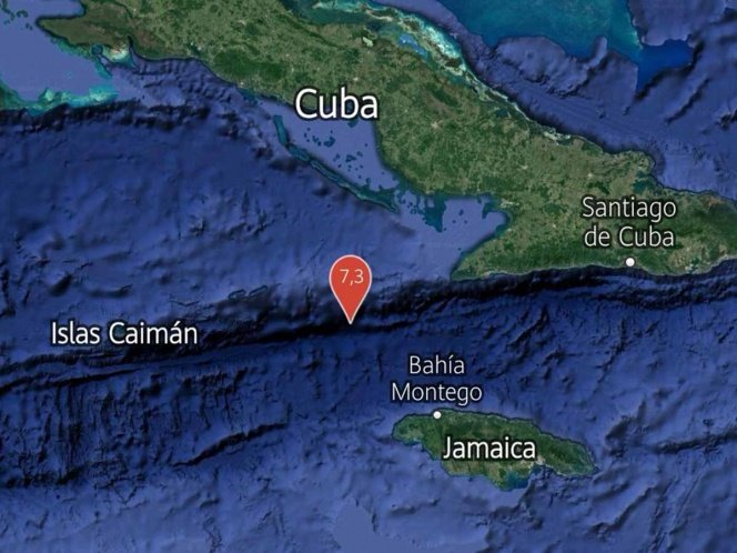 Sismo de 7.3 golpea a Cuba y Jamaica