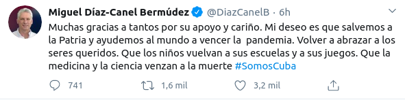 Miguel Díaz-Canel está de cumpleaños: “Mi deseo es salvar a mi país y ayudar al mundo”