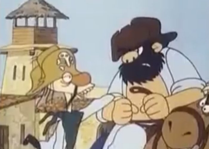 Cortico y Media Cara, en “Elpidio Valdés ¡Capturado!”