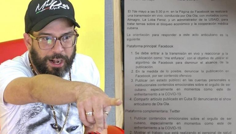 Filtran orden del Gobierno cubano para boicotear entrevista de Otaola con Almagro y Ros-Lehtinen