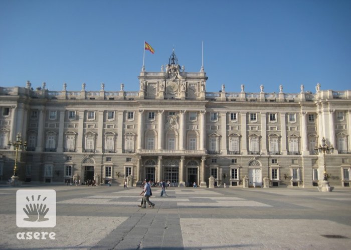 Palacio de Real, en Madrid, España