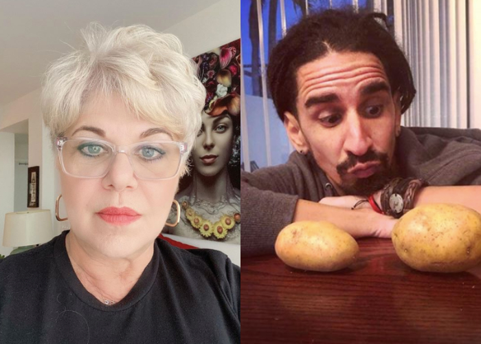 Susana Pérez y el youtuber Chucho del Chucho