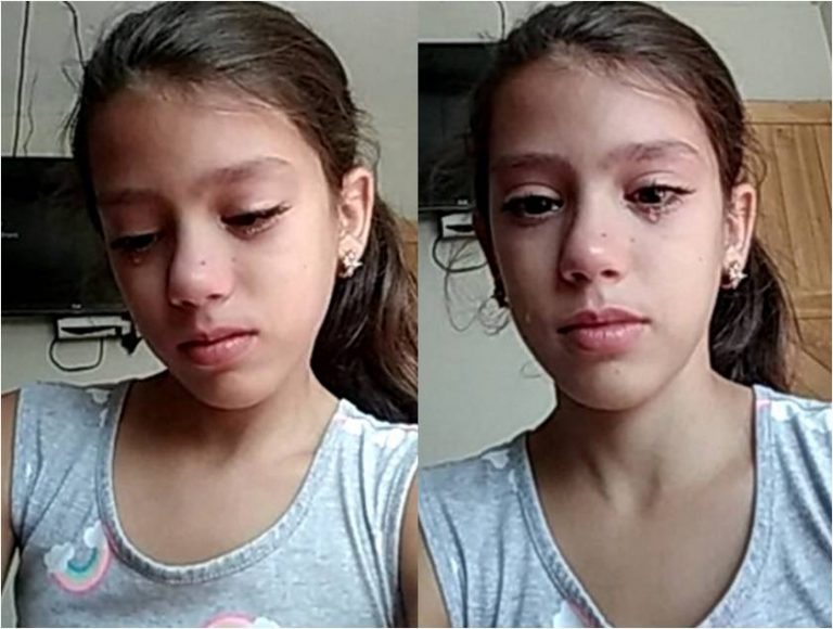 Niña cubana se ahoga en llanto al saber que su padre podría pasar años de cárcel por protestar