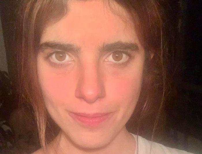 La historiadora de arte fue interceptada a media cuadra de su hogar mientras intentaba llegar a la Marcha Cívica por el Cambio. (Foto: Carolina Barrero-Facebook)