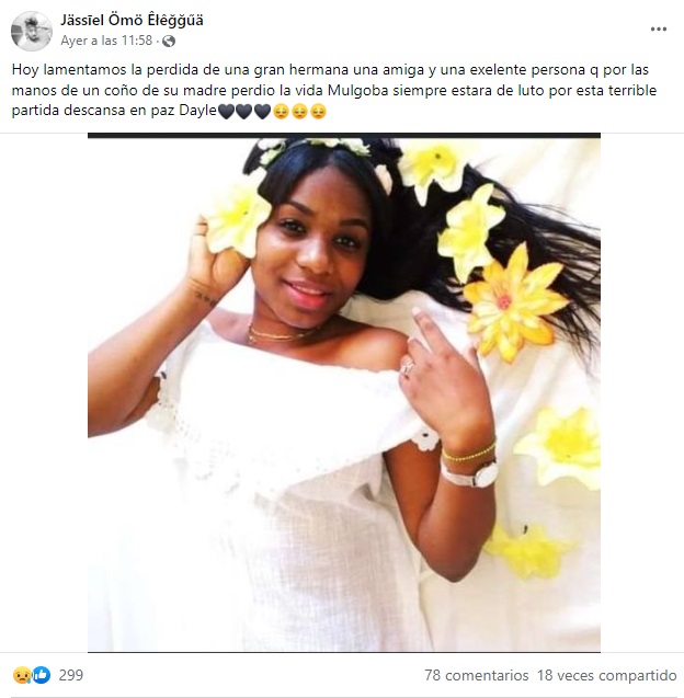 Asesinan a una joven durante un asalto en La Habana Jässīel Ömö Êłêğğűä-Facebook