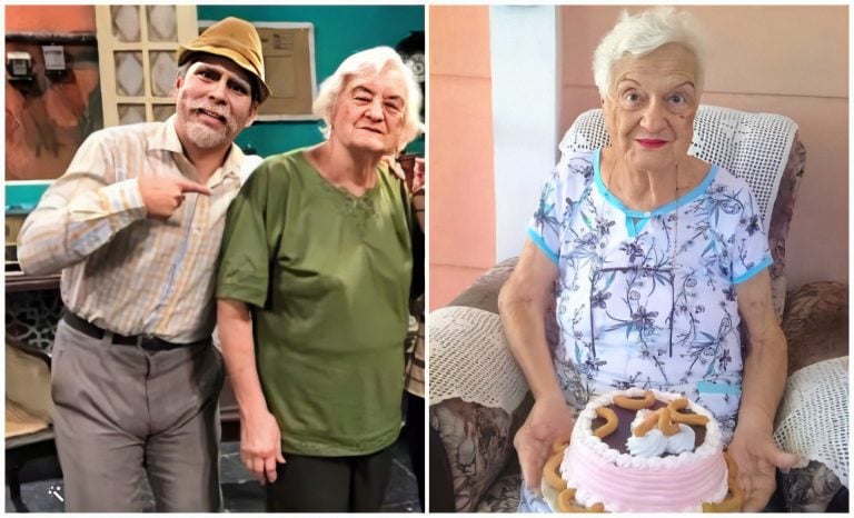Aris Teresa Bruzos, ‘Evarista’ de Vivir del Cuento, celebró su cumpleaños 86
