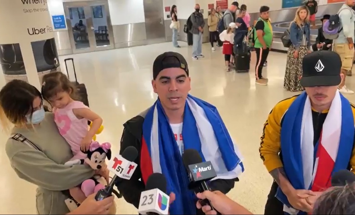 Primeras declaraciones de Alain Paparazzi Cubano tras llegar a Miami junto a su familia