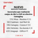 Listado de sucursales bancarias que compran dólares en Cuba Bandec