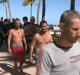 Balseros cubanos detenidos por la Patrulla Fronteriza y la Guardia Costera en Hollywood, Florida