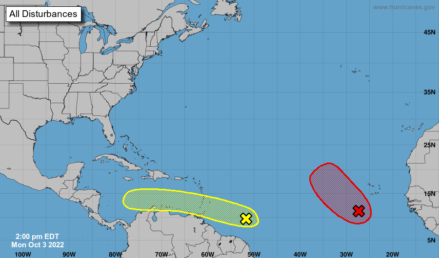 Advierten sobre posible depresión tropical en el Caribe