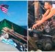 Balseros cubanos adaptan el motor de un camión ruso a su bote para viajar a EEUU