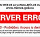 “ciberpiratas” hackean la página web del Minrex. (Foto: Cancillería de Cuba-Twitter)