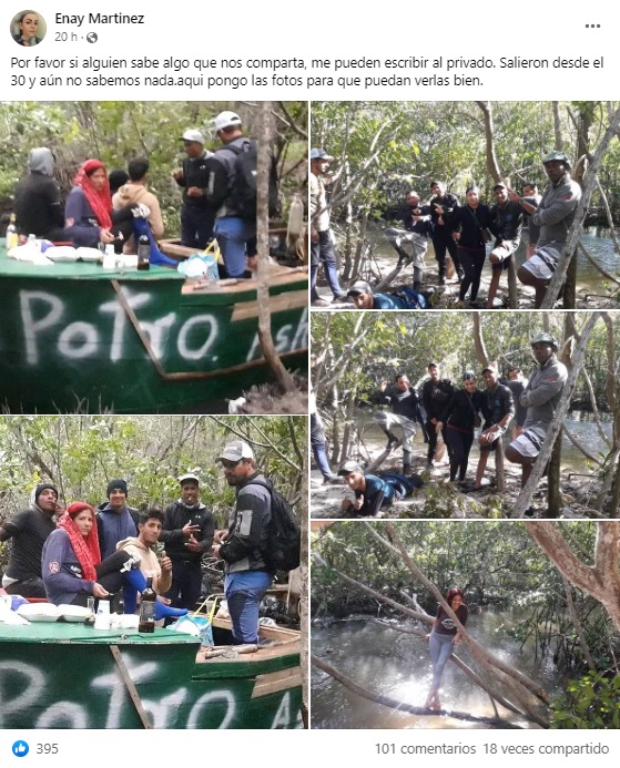 Denuncian la desaparición de un grupo de balseros que salió desde Matanzas