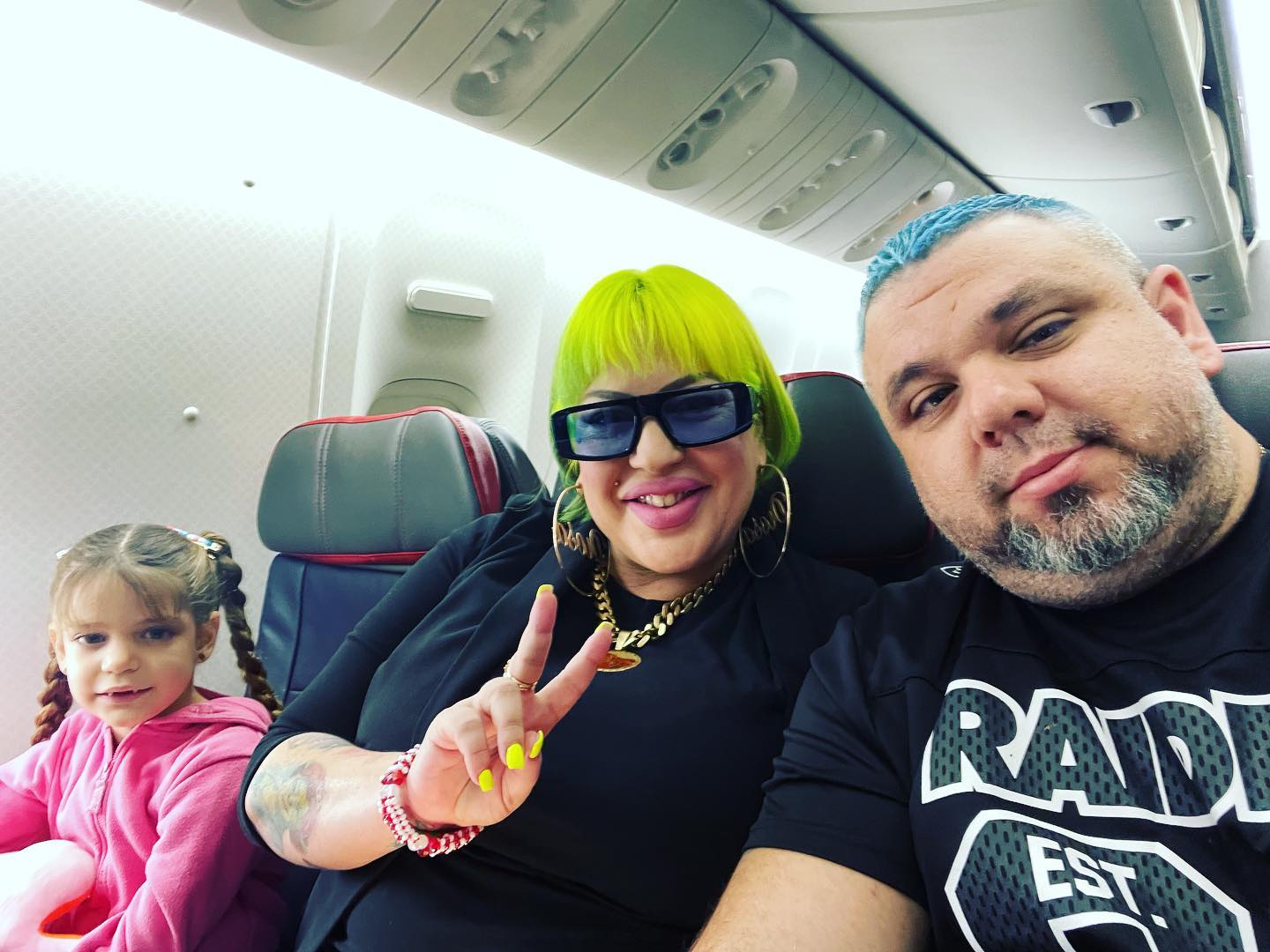La Diosa viaja con su familia a Miami