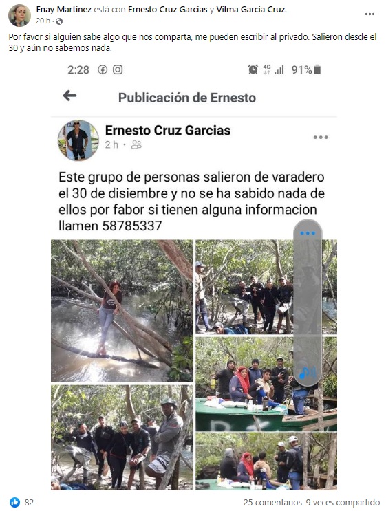 Denuncian la desaparición de un grupo de balseros que salió desde Matanzas