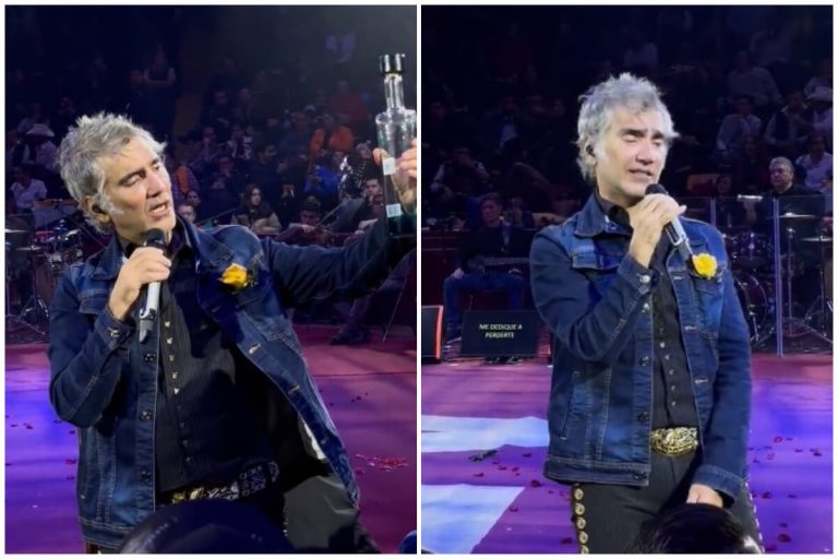 Alejandro Fernández canta visiblemente ebrio en su primer concierto de 2023