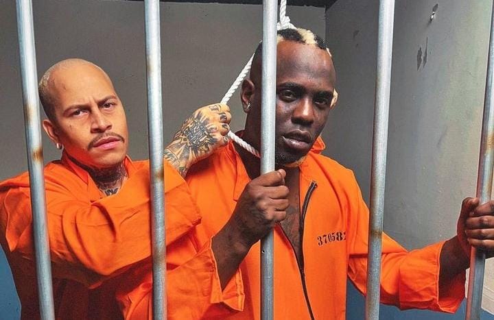 Chocolate MC en la grabación del video Veneno sobre su estancia en prisión.(Chocolatetheking1- Instagram)
