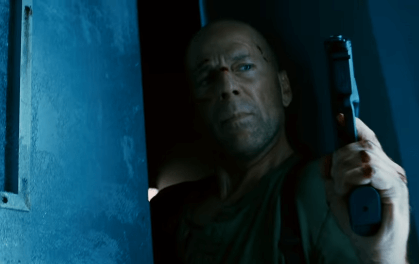 Bruce Willis Duro de Matar 4.0 (Captura de pantalla. Trailers Playground- YouTube)