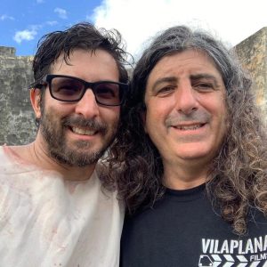 Ricardo Becerra (izquierda) y el director Lilo Vilaplana (derecha). (Foto: Ricardo Becerra)