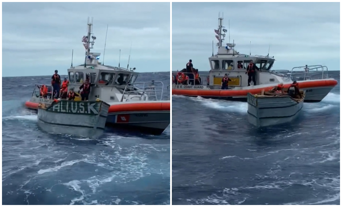 Guardia Costera de EEUU busca a una persona desaparecida tras rescatar a 28 balseros
