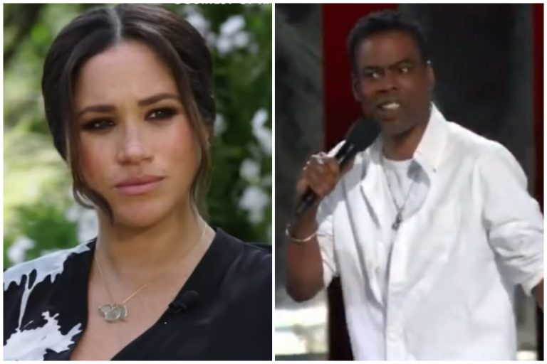 Chris Rock se burla de los problemas de Meghan Markle y la familia real: “Eso no es racismo”