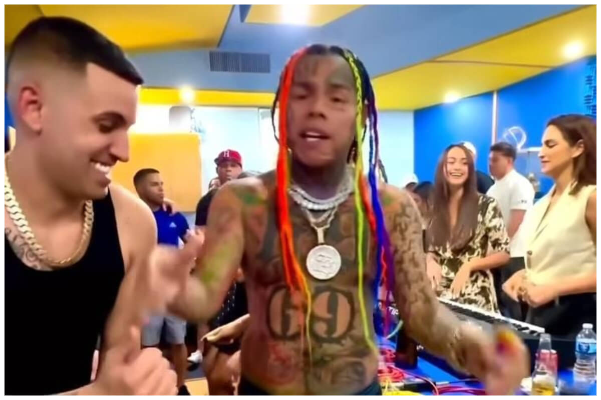 Tekashi y Lenier. (Captura de pantalla: Lenier Mesa- Instagram)
