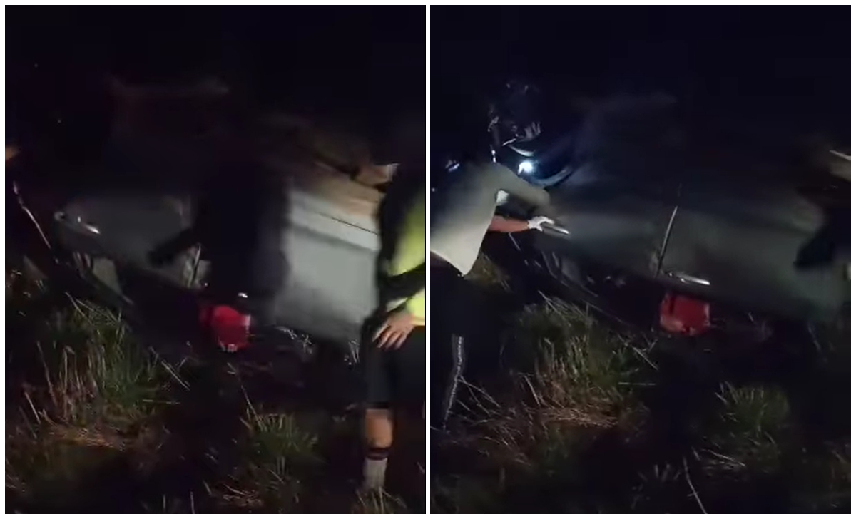 Un muerto y tres lesionados luego de que un automóvil de turismo se volcara en Matanzas
