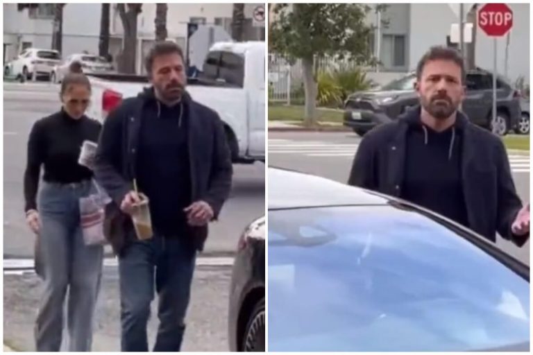 ¿Cansado de JLo? Ben Affleck es captado molesto y azotando la puerta de su auto