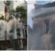 La Habana: se incendia vivienda en Diez de Octubre.