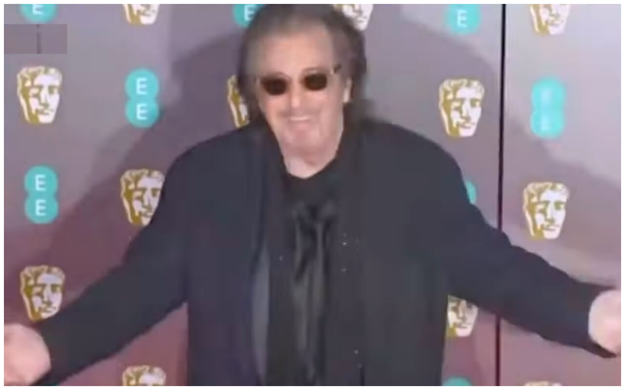 Al Pacino de 83 años. (Captura de pantalla: Canal 26- YouTube)