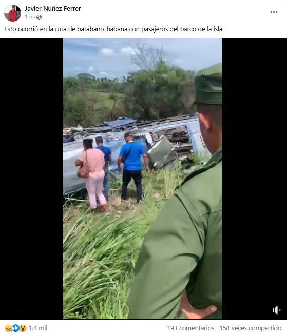 Accidente masivo deja al menos cuatro muertos y 30 lesionados en la autopista Habana-Melena