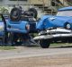 Choque entre triciclo eléctrico y almendrón deja un lesionado en La Habana