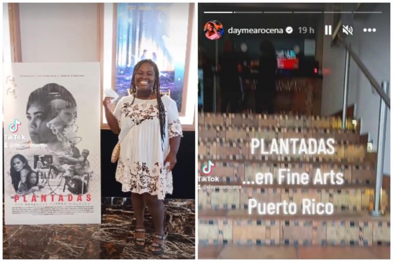 Daymé Arocena asiste a función de estreno de ‘Plantadas’ en cines de Puerto Rico