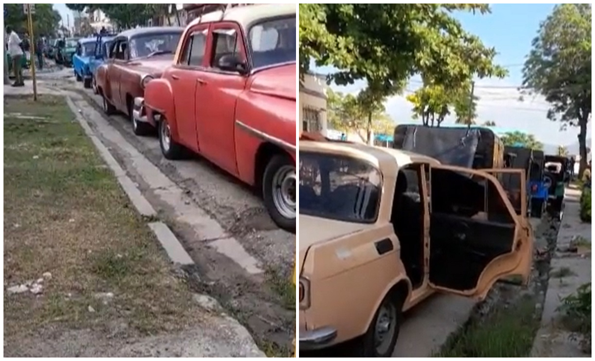 Denuncian colas de hasta tres días para cargas combustible en Santiago de Cuba Observatorio Cubano de Derechos Humanos-Twitter