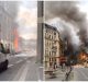 Explosión en París. (Captura de pantalla Twitter: Sean Roberts/ Neo Jane)