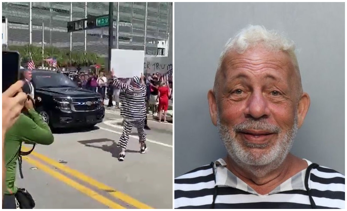 Hombre que se lanzó frente a caravana de Trump en Miami fue identificado como cubanoamericano