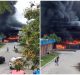 Incendio en estacionamiento de la Unión Eléctrica de Camagüey deja 14 motorinas destruidas