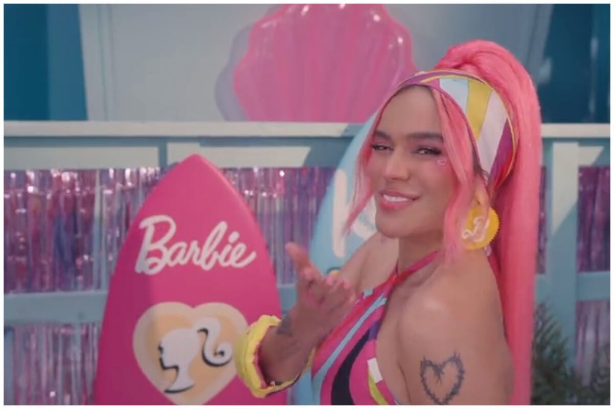 Karol G en el soundtrack de Barbie. (Captura de pantalla: Karol G- Instagram)