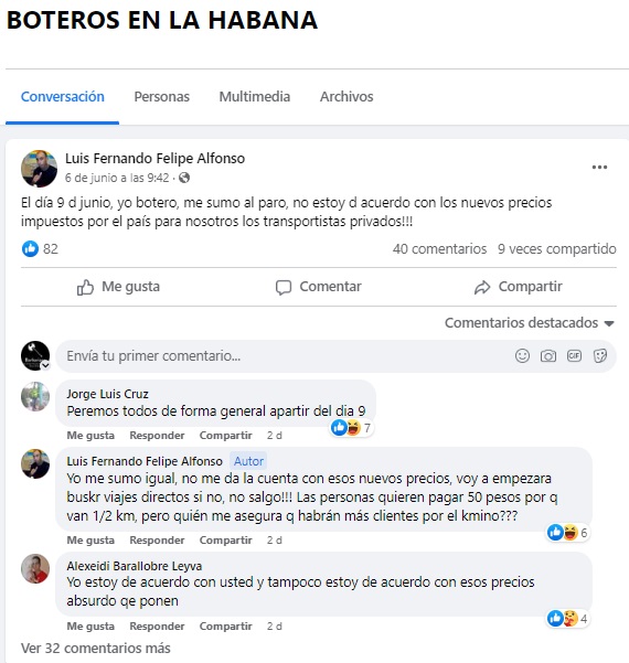 Transportistas privados proponen huelga ante los nuevos precios topados en La Habana