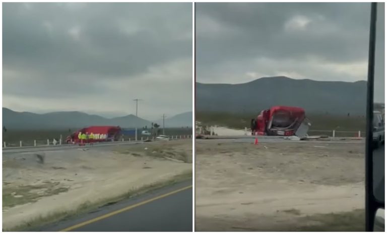 Migrante cubano termina lesionado tras accidente masivo de tránsito en México