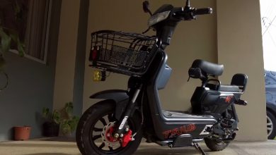 Bicicleta eléctrica de modelo similar al de la venta. (Captura de pantalla: Daniel Perez-Youtube)