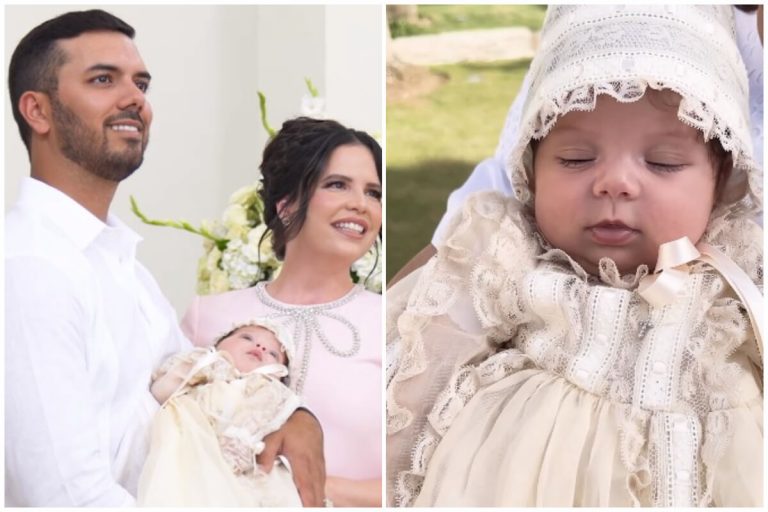 Camila Guiribitey celebra el bautizo de su pequeña Aurora en Punta Cana