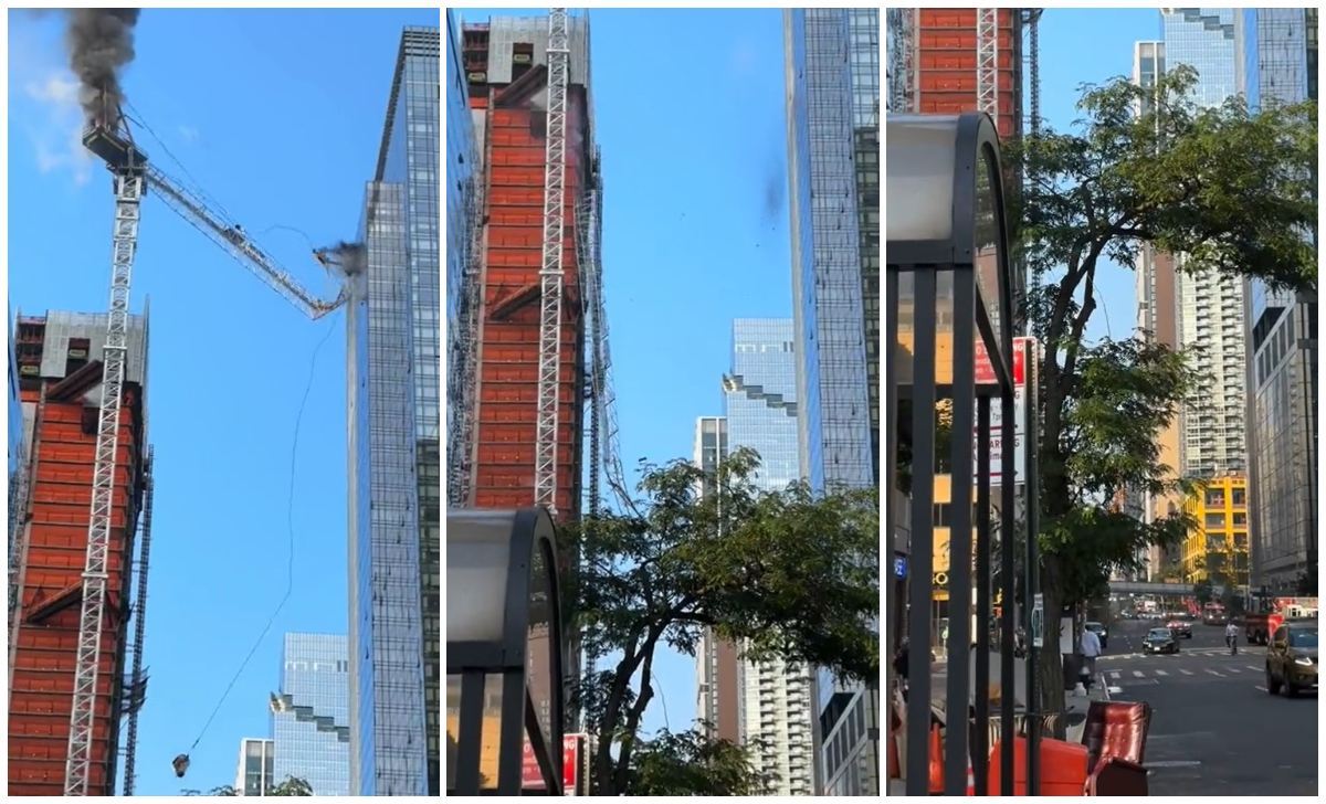 Casi una docena de lesionados tras el colapso de una grúa en Nueva York