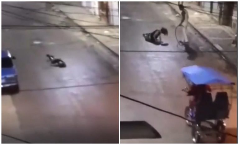 Viral: joven termina tirado en la calle tras supuesto asalto en La Habana