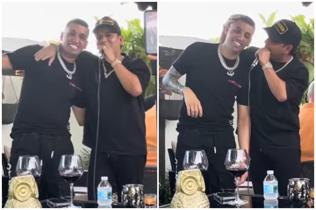 Lenier Mesa y Tito El Bambino. (Captura de pantalla: Kenty Colon- YouTube)