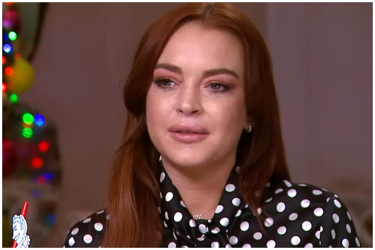 Lindsay Lohan. (Captura de pantalla: Entertainment Tonight- YouTube)