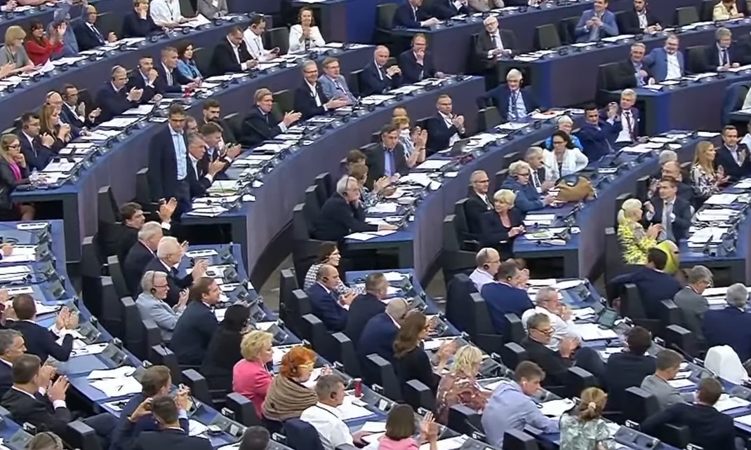 Imagen ilustrativa del Parlamento Europeo. (Captura de pantalla © euronews-YouTube)