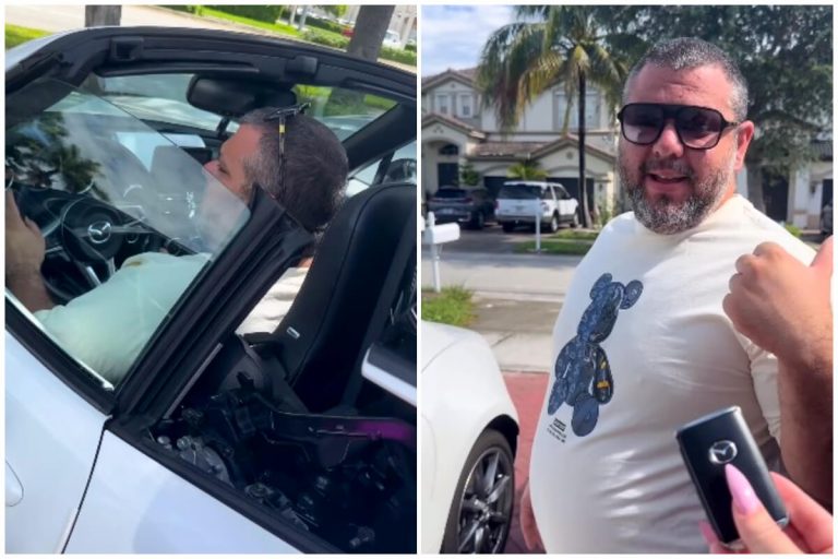 La Diosa sorprendió a Rey El Mago con el auto deportivo de sus sueños ¿Cómo reaccionó?
